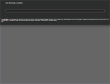 Tablet Screenshot of oranos.com